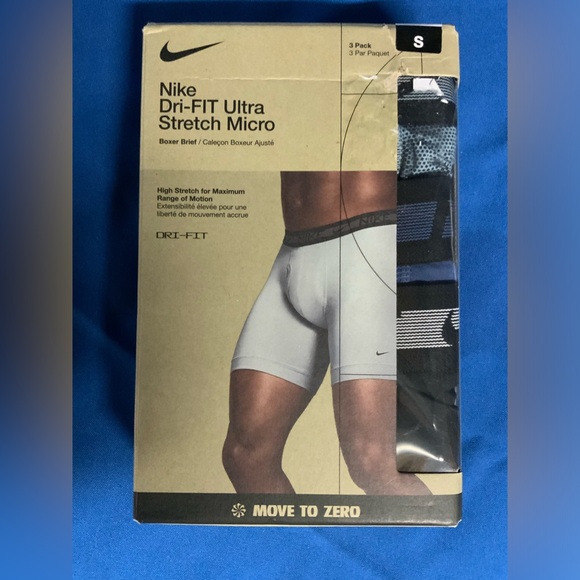 Nike Other - Nike Men’s Small Dri-FIT Ultra Stretch Micro, Boxer Brief, 3 PACK, 3 COLORS, NWT
